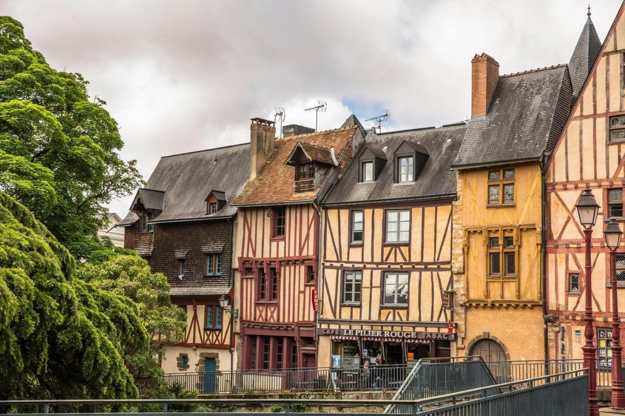 Confort & Elegance En Ville Avec Parking Gratuit Le Mans Exterior foto